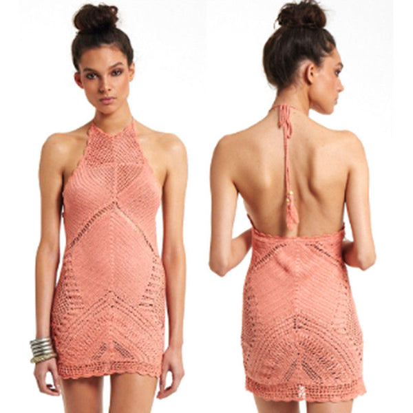 Crochet Halter Dress