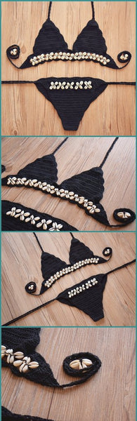 Black Tie Side Bikini