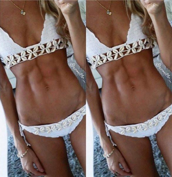 Crochet Cowrie Shell Bikini