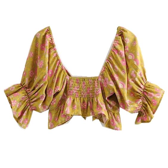 Boho Crop Top