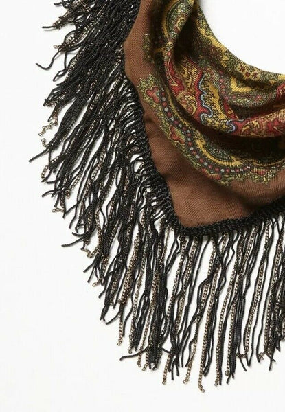 Chain Fringe Bandanna