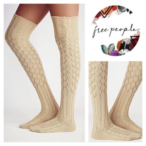 Free People Thigh High Socks