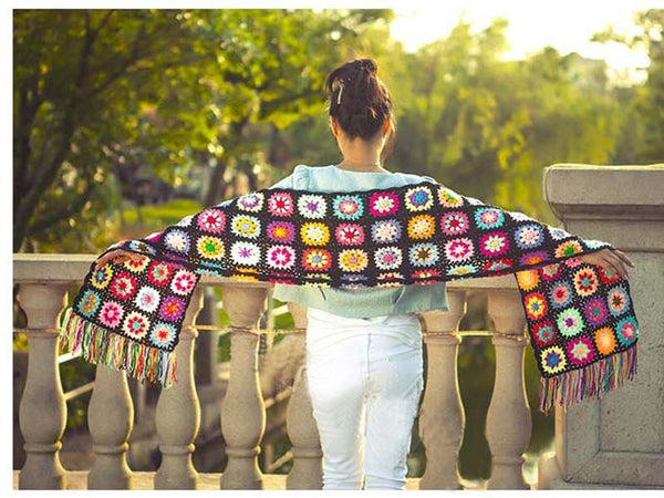 Granny Square Wrap