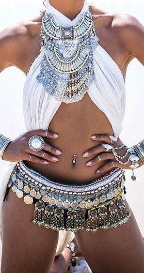 Gypsy Coin Statement Necklace