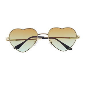 Brown Heart Shaped Sunglasses