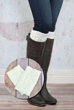 Off White Boot Cuffs