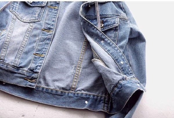Jean Jacket With Hood
