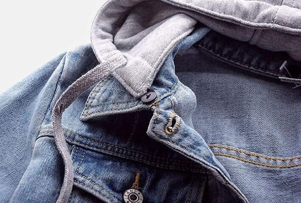 Hoodie Jean Jacket