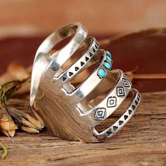 Turquoise & Silver Ring