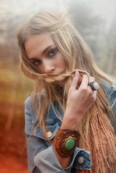 Karen Kell Leather Bracelet