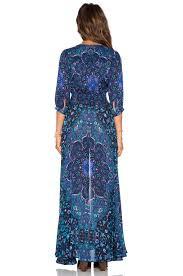 Blue Bohemian Maxi Dress