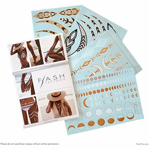 Flash Tattoos Lunar Love