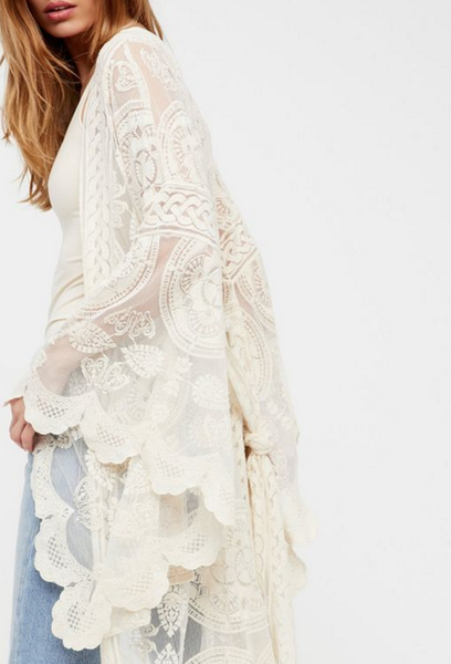 White Mandala Kimono