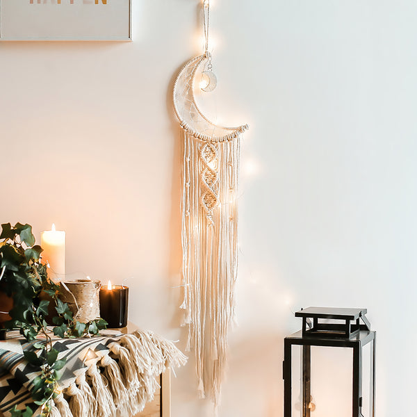 Waning  Crescent Moon Wall Hanging