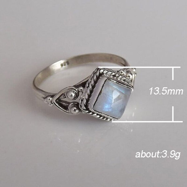 Sterling Silver Opal Ring