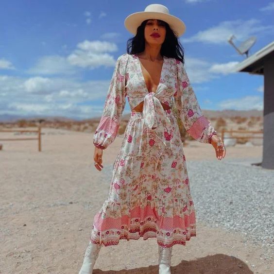 Long Sleeve Maxi Skirt Set