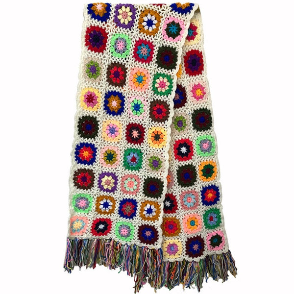 Granny Square Scarf