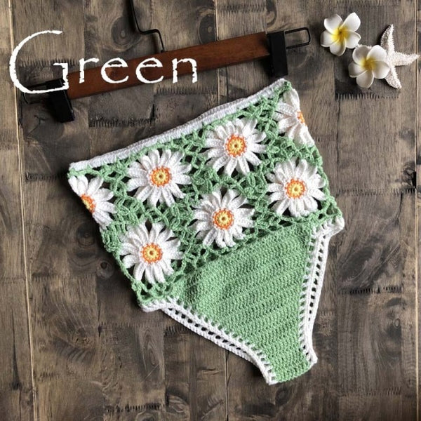 High Waisted Green Panties