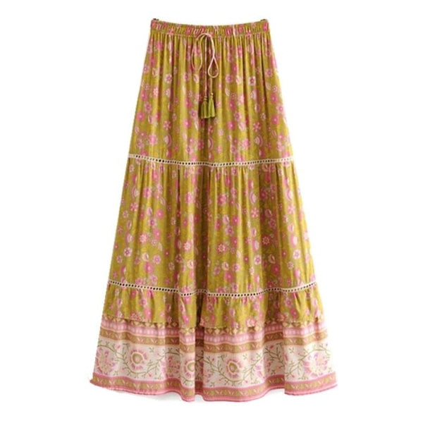 Bohemian Maxi Skirt