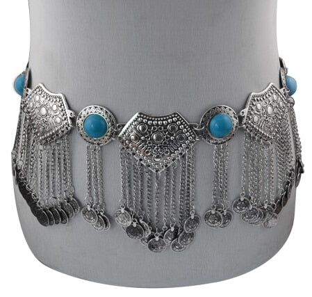 Turquoise Conchos Belt