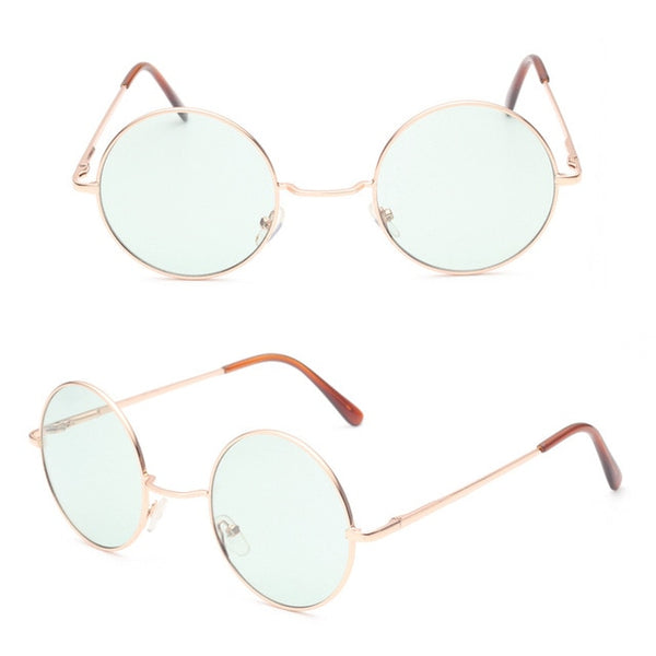 Round Green Sunglasses