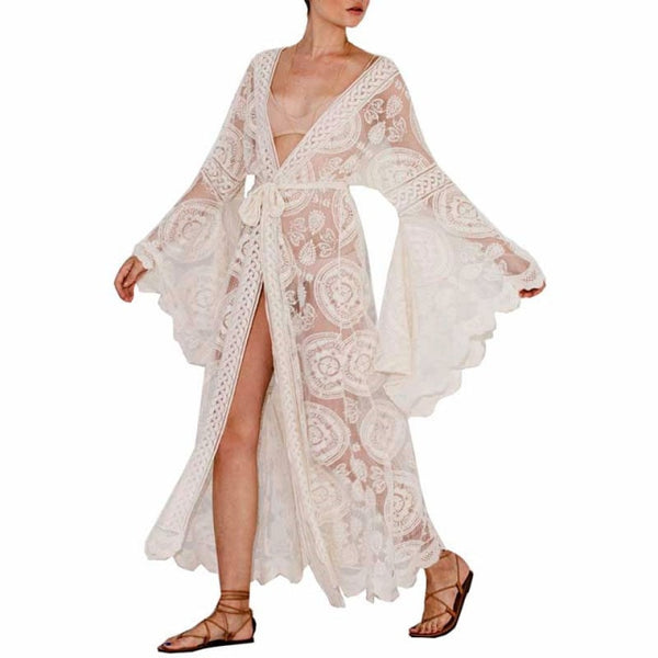 White Lace Kimono