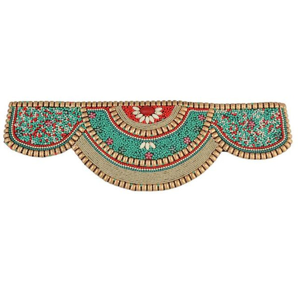 Scalloped Beaded Belt