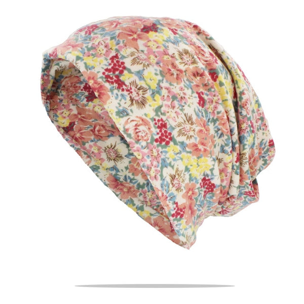 Floral Stocking Cap