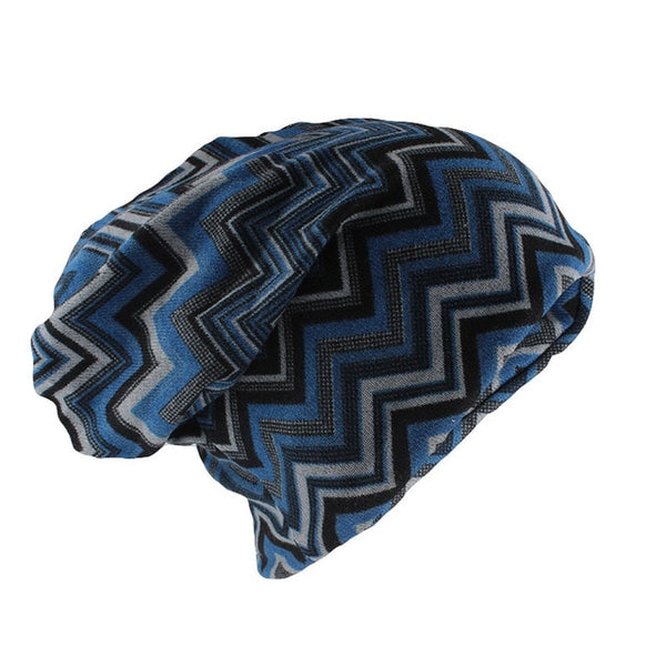 Blue Gray Slouch Hat