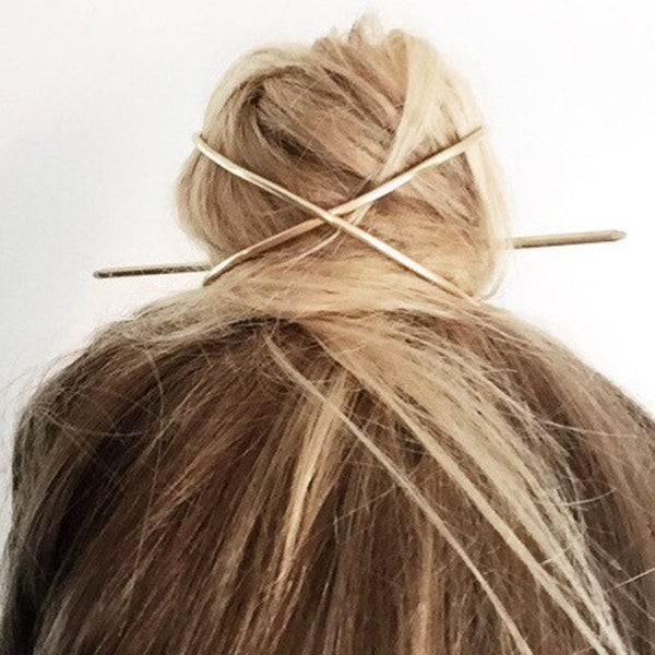 Criss Cross Bun Cuff