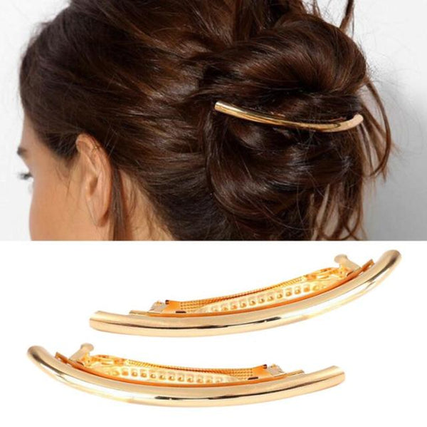 Gold French Clip Barrette