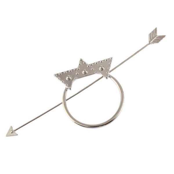 Silver Arrow Hair Stick