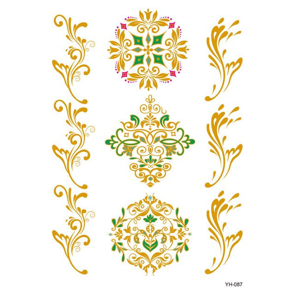 Gold Filigree Tattoos