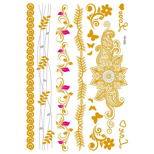 Gold Bracelet Tattoos