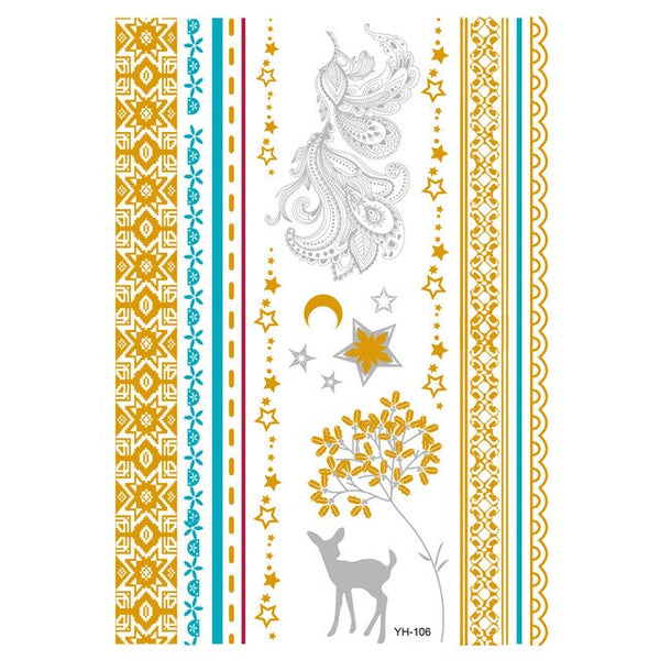 Metallic Tattoos