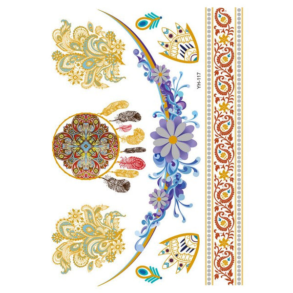 Paisley Temporary Tattoos