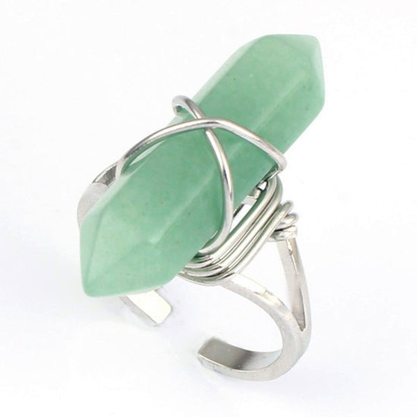 Green Aventurine Ring
