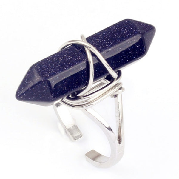Blue Sandstone Ring