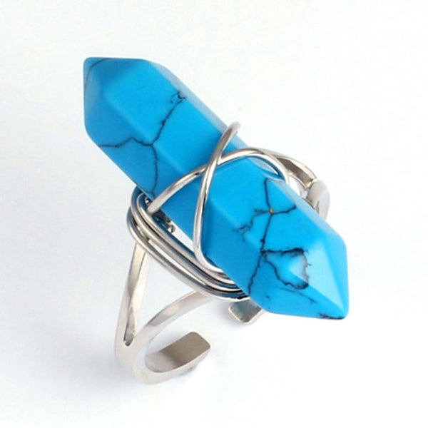 Hexagon Turquoise Ring