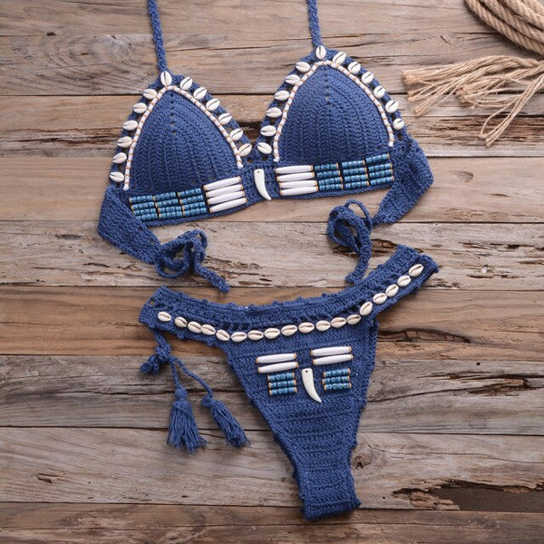 Crochet Bikini Hair Pipe Beads