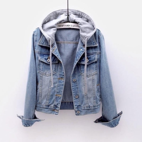 Hooded Jean Jacket