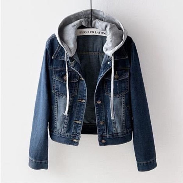 Hoodie Jean Jacket