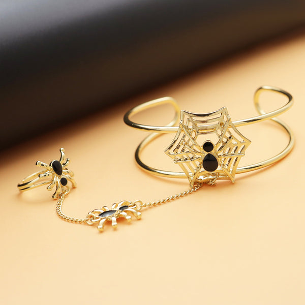 Gold Spider Bracelet