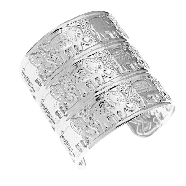 Silver Elephant Bracelet