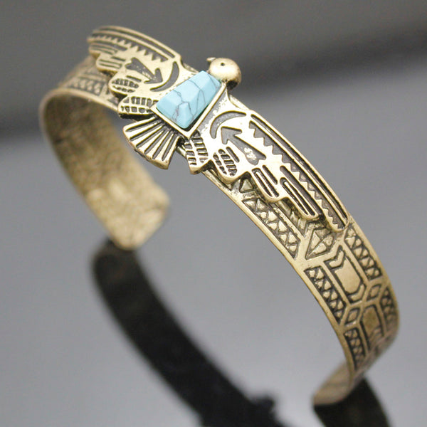 Gold Thunderbird Bracelet