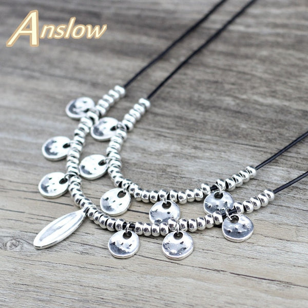 Silver Tiered Necklace