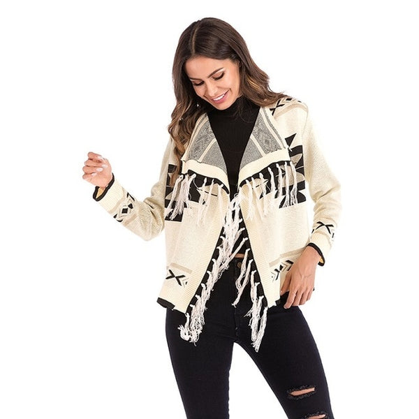 Ivory Aztec Sweater