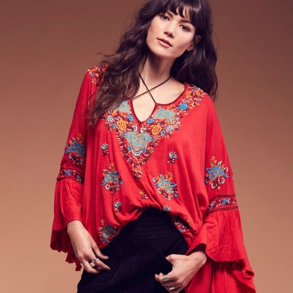 Siren Song Top Red