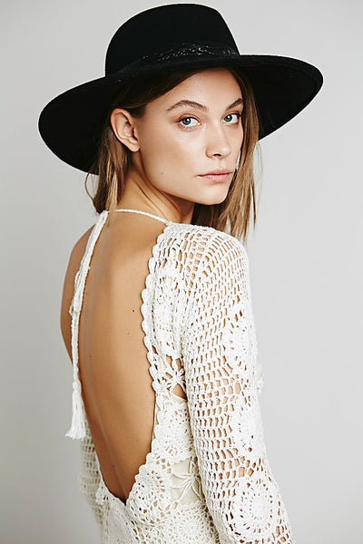 Low Back Crochet Dress