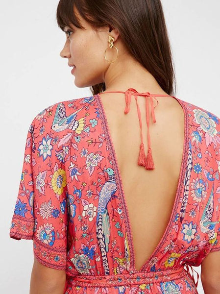 Pink Bohemian Dress